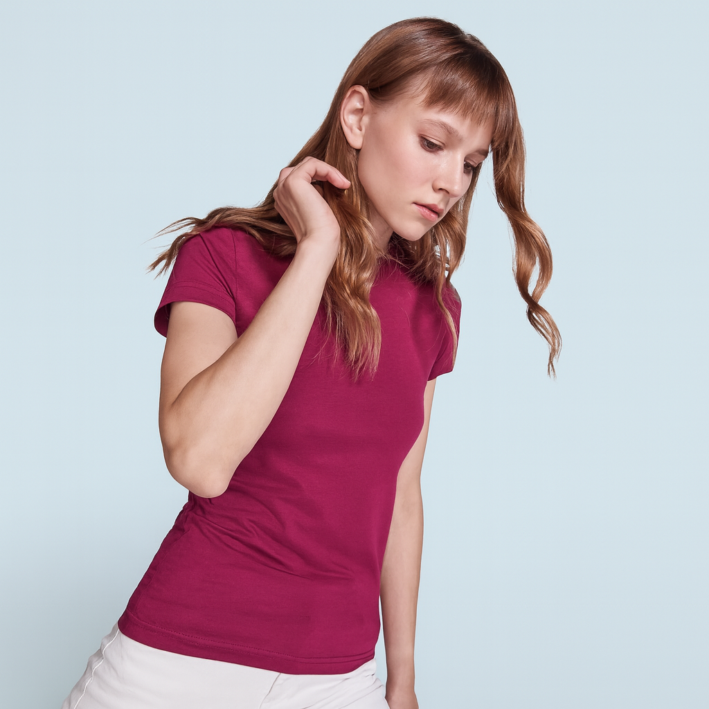 Moteriški medvilniniai marškinėliai JAMAICA, trumpomis rankovėmis