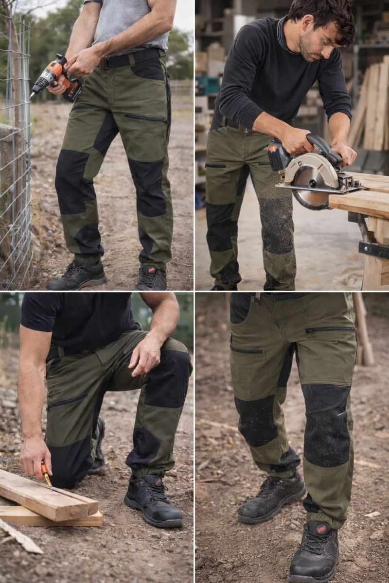 Elastingos kelnės ADVENTURE HOBBER (įvairių spalvų)