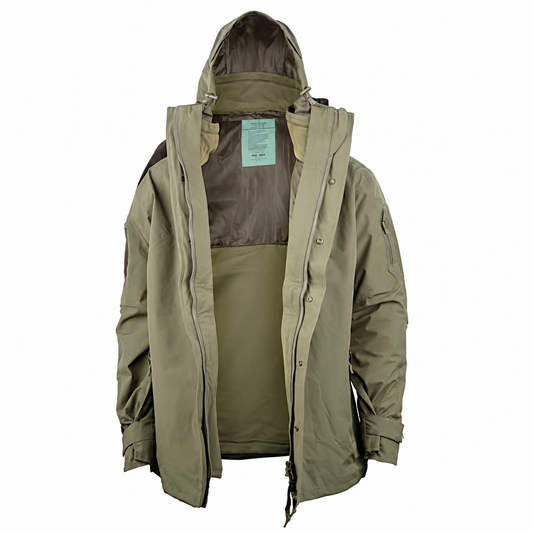 Striukė drėgnam orui Mil-Tec Ranger Green Wet Weather Gen.II, su išsegamu flisiniu pamušalu
