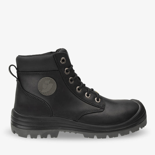 Odiniai darbo batai DAKAR EW S3 SRC LEATHER BLACK, juodos spalvos