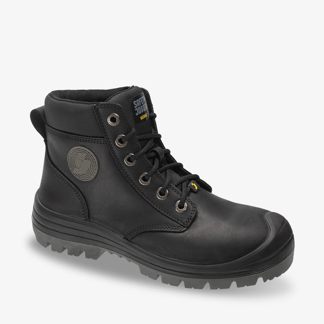 Odiniai darbo batai DAKAR EW S3 SRC LEATHER BLACK, juodos spalvos
