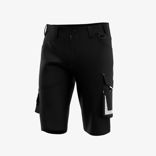 Itin patogūs ir elastingi šortai DENEB SHORTS, juodi su pilkomis detalėmis