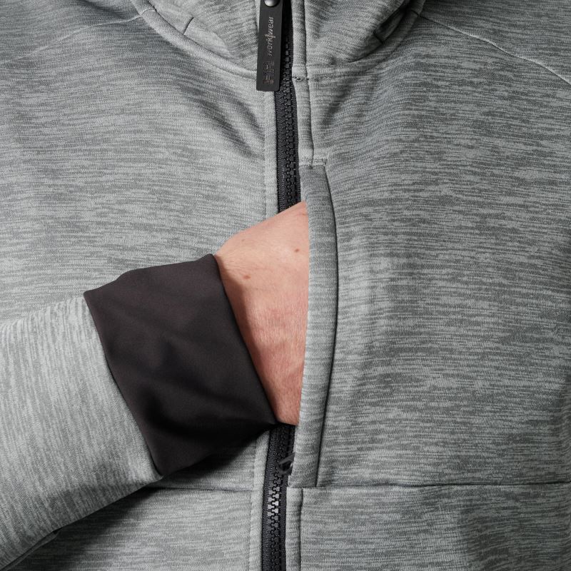 Flisinis džemperis Helly Hansen TECH MIDLAYER, pilkos spalvos