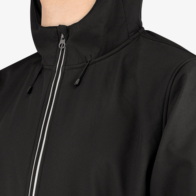 Vėjui ir drėgmei atspari softshell striukė ESSENTIAL, juoda
