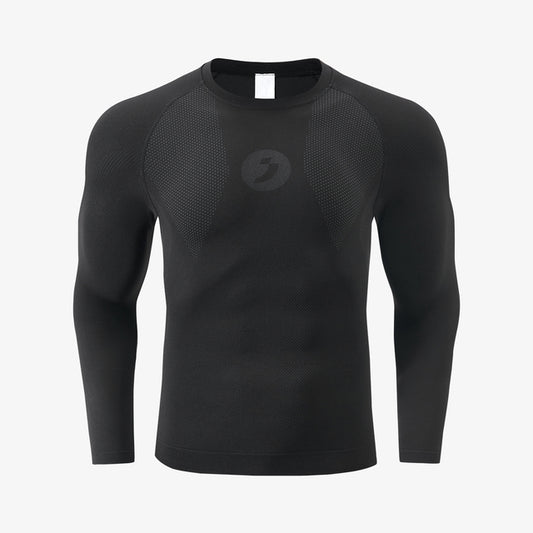 Termo marškinėliai ilgomis rankovėmis Essential Thermal Longsleeve, juodi