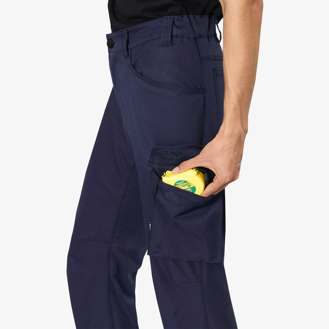 Elastingos darbo kelnės SAFETY ESTRO, tamsiai mėlynos