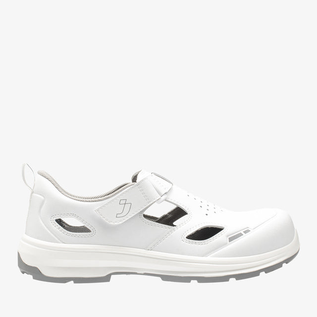 Lengvi, saugūs ir patogūs sandalai FLUX S1PS SANDAL, baltos spalvos