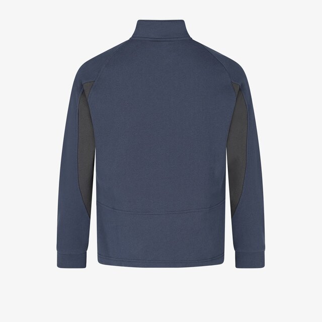 Džemperis KASAI SWEATER MEN, su pusiniu užtrauktuku, mėlynos spalvos