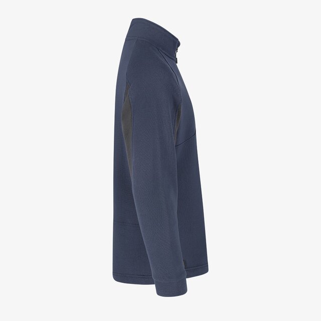 Džemperis KASAI SWEATER MEN, su pusiniu užtrauktuku, mėlynos spalvos