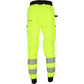 Ryškaus audinio patogios darbo kelnės BREMMEN, su šviesą atspindinčiomis juostomis