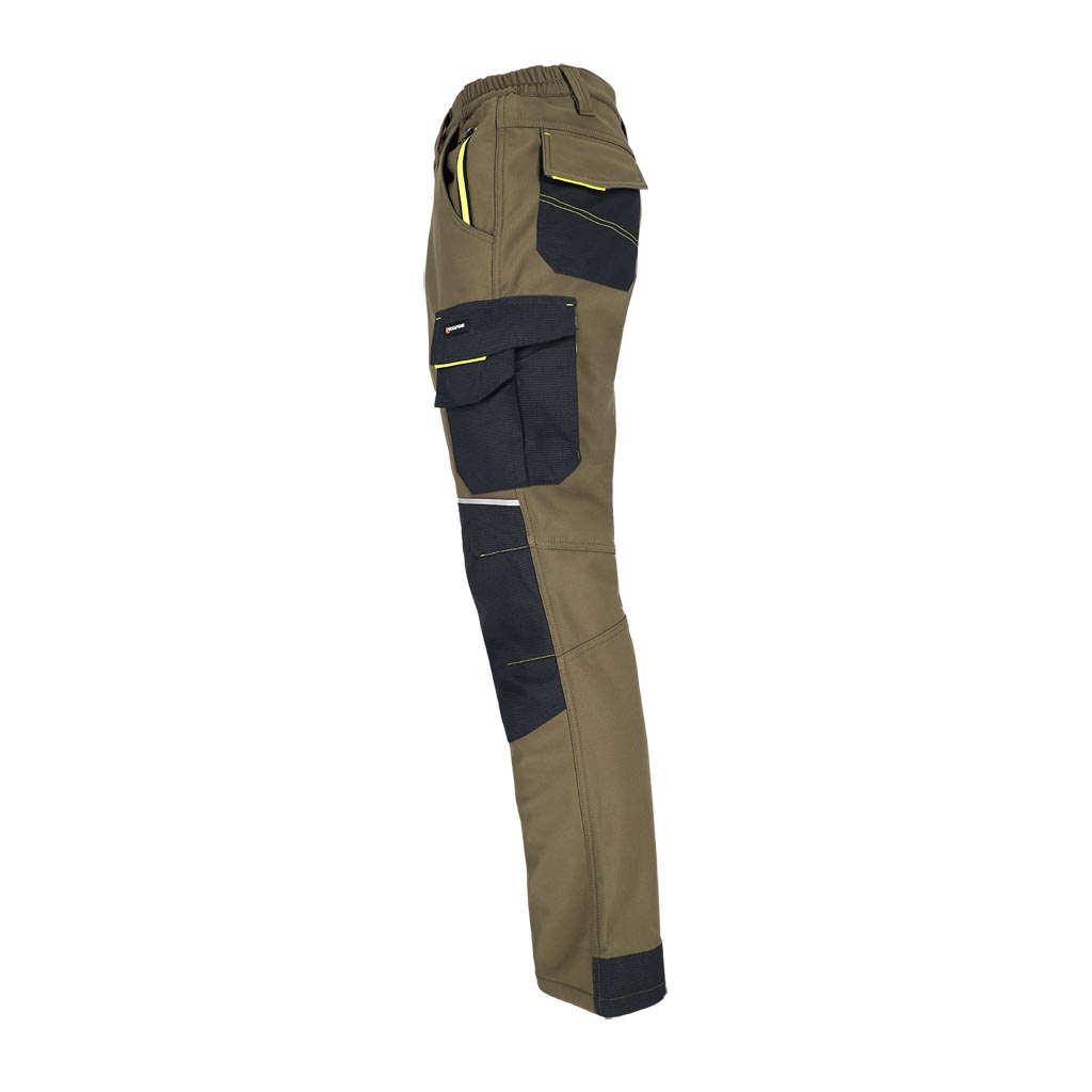 Softshell darbo kelnės GREX, su rip-stop sutvirtinimais