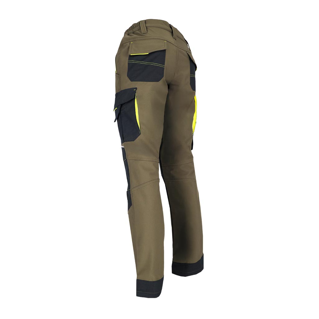 Softshell darbo kelnės GREX, su rip-stop sutvirtinimais