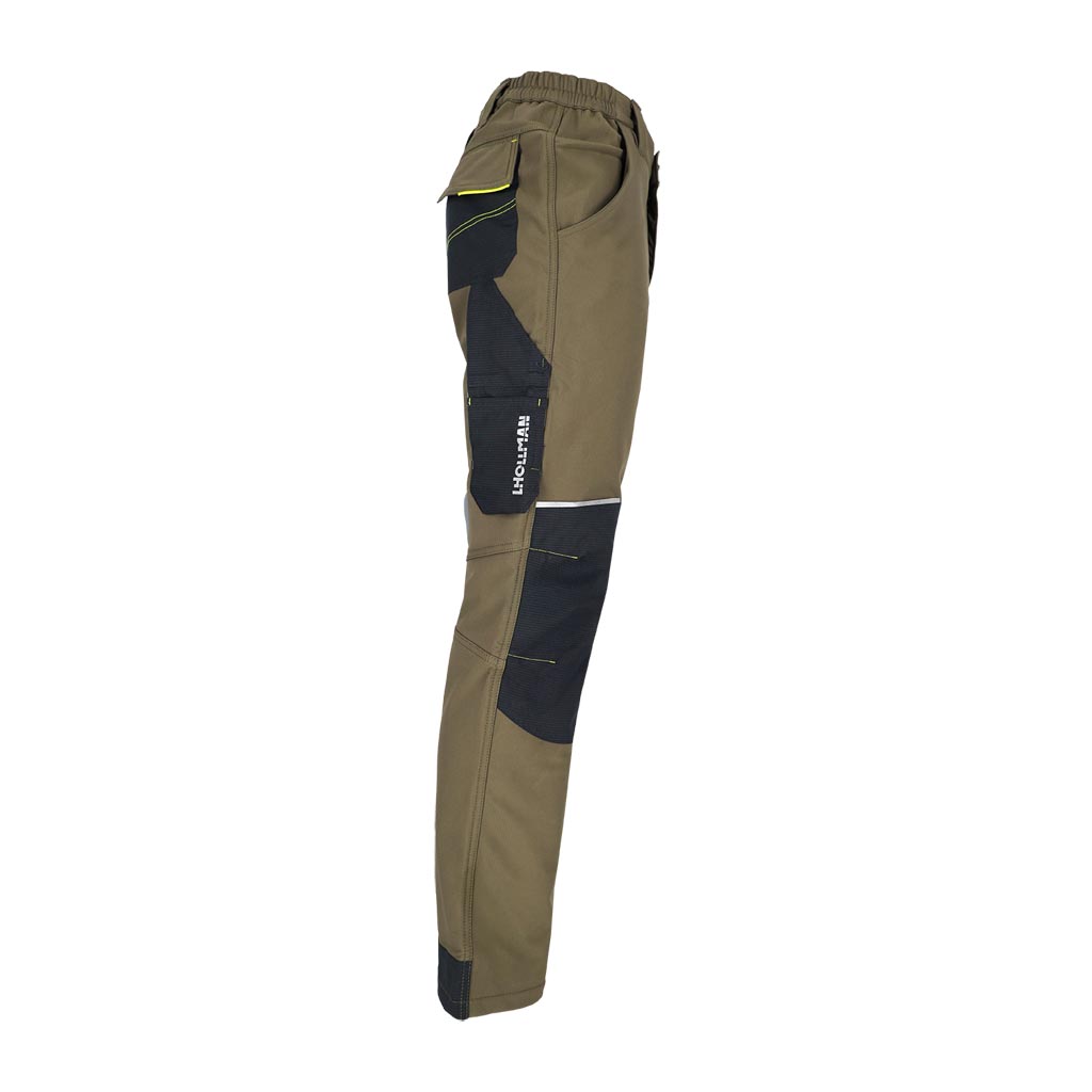Softshell darbo kelnės GREX, su rip-stop sutvirtinimais