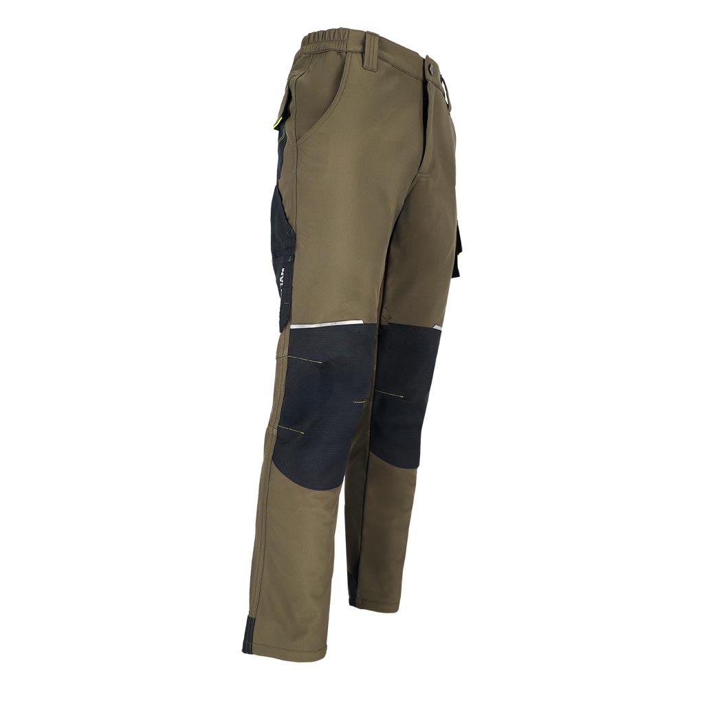 Softshell darbo kelnės GREX, su rip-stop sutvirtinimais