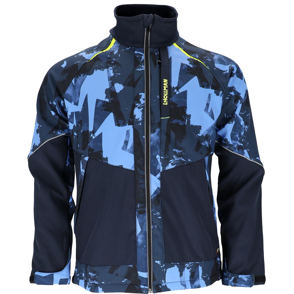 Darbo striukė Softshell HAGA, iš atsparaus 2-jų sluoksnių audinio