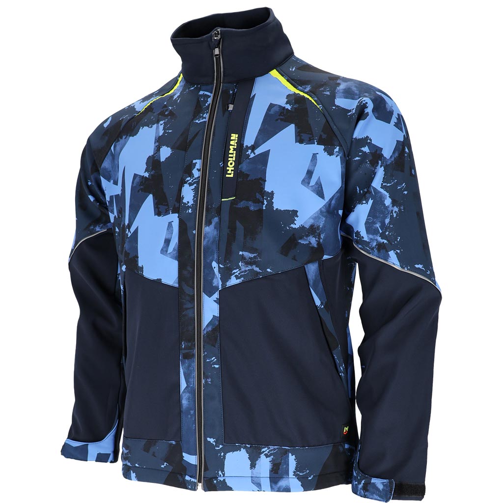 Darbo striukė Softshell HAGA, iš atsparaus 2-jų sluoksnių audinio