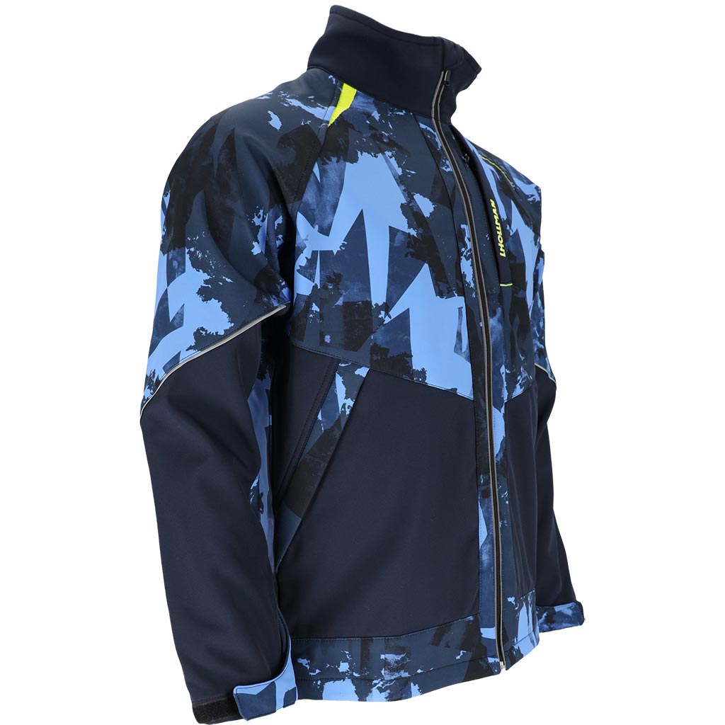 Darbo striukė Softshell HAGA, iš atsparaus 2-jų sluoksnių audinio