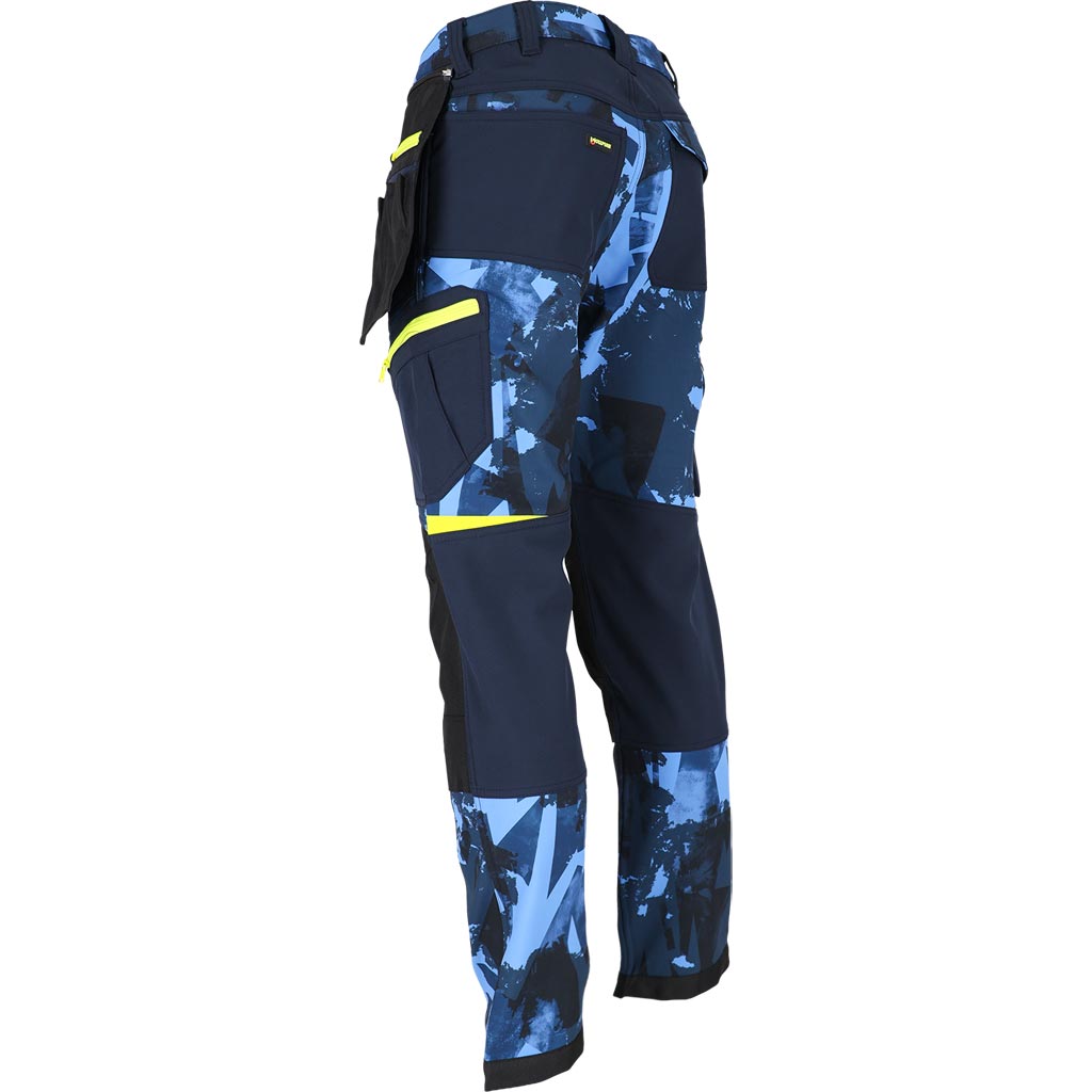 Elastingos softshell kelnės HAGA, iš atsparios 2-jų sluoksnių medžiagos