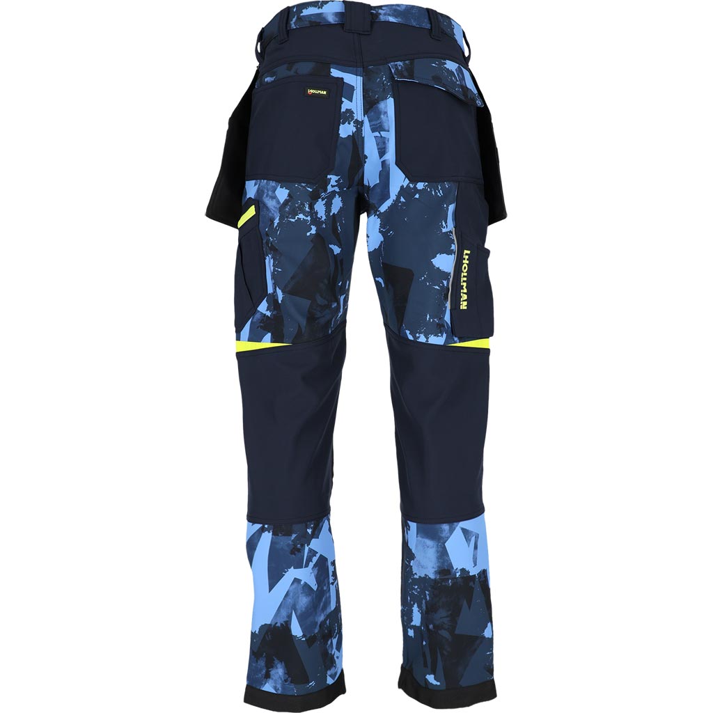 Elastingos softshell kelnės HAGA, iš atsparios 2-jų sluoksnių medžiagos