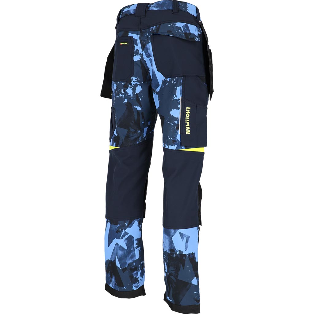 Elastingos softshell kelnės HAGA, iš atsparios 2-jų sluoksnių medžiagos