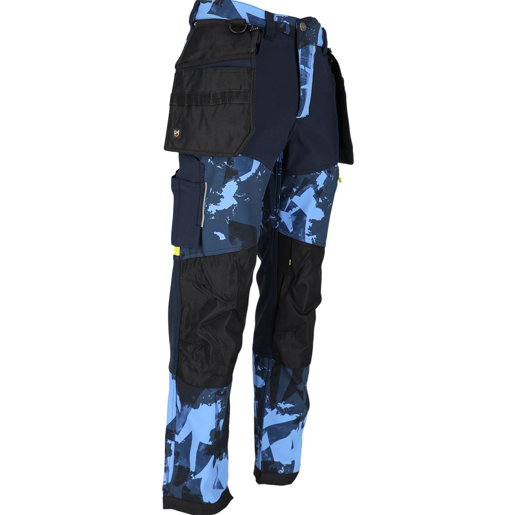 Elastingos softshell kelnės HAGA, iš atsparios 2-jų sluoksnių medžiagos