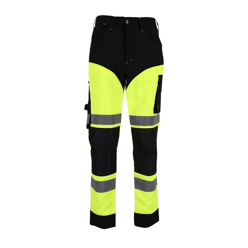 Itin ryškios darbo kelnės HAYFLES, su signalinėmis juostomis