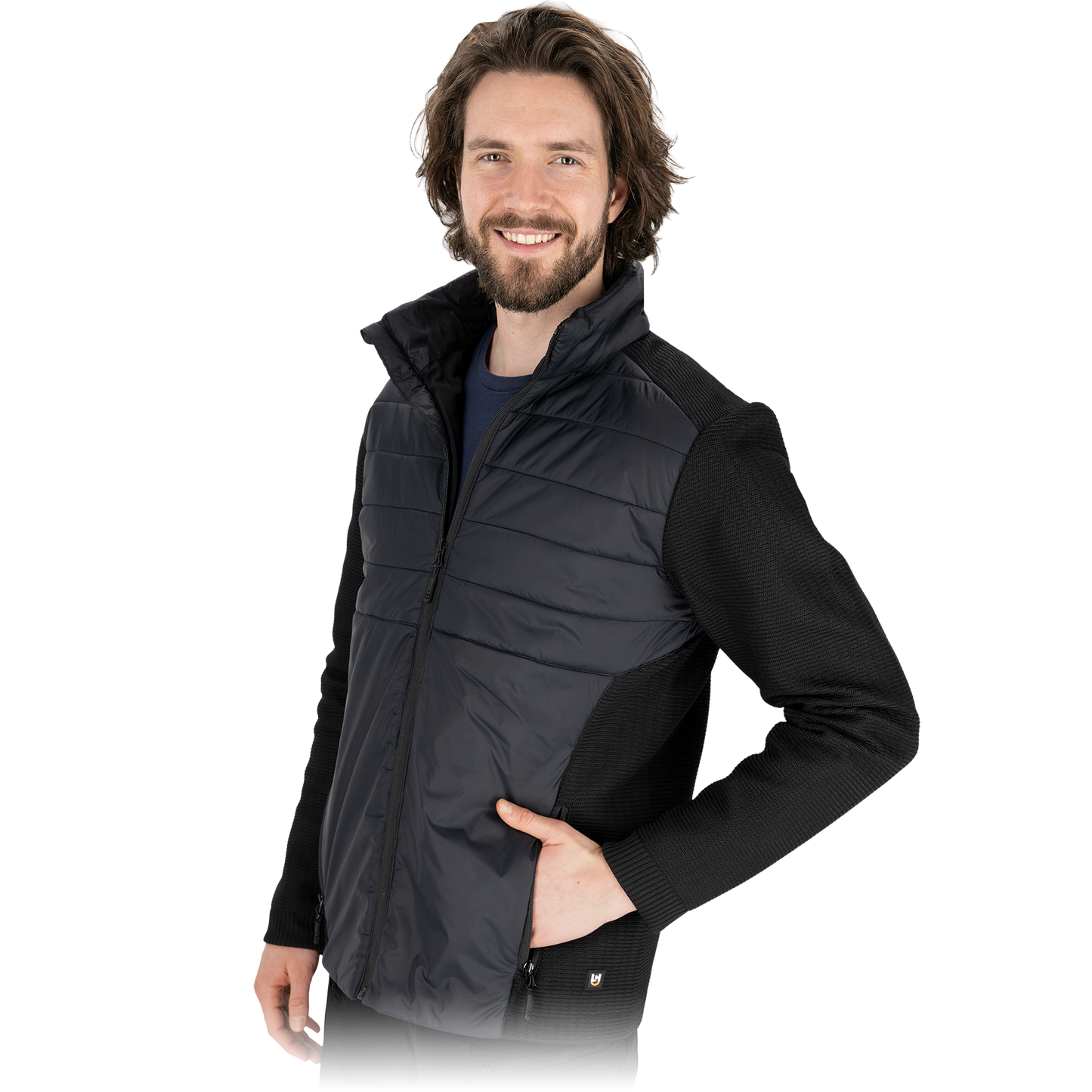 Demisezoninė Softshell striukė OAK, juodos spalvos