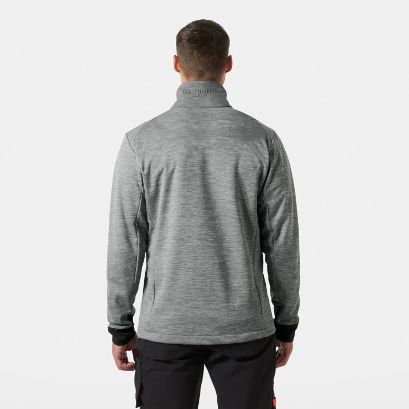 Flisinis džemperis Helly Hansen TECH MIDLAYER, pilkos spalvos