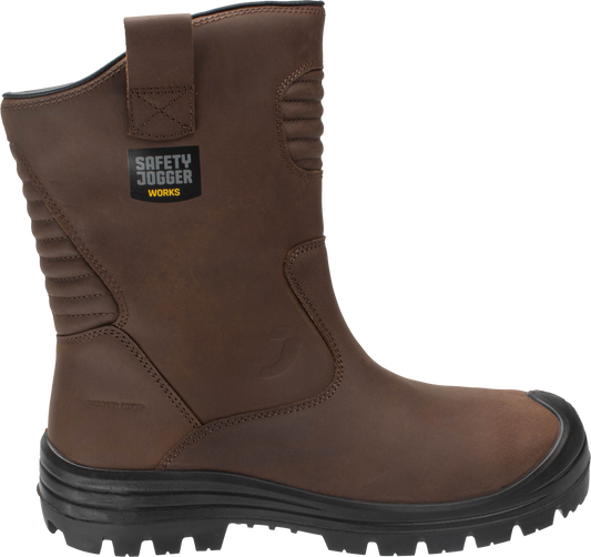 Šilti žieminiai odiniai darbo batai MAYON WINTER S3S, su natūralios vilnos pamušalu