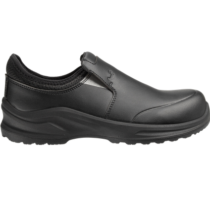 Apsauginiai batai MODULO PURE S3S SR ESD CI WPA HRD, slydimui atsparūs ir lengvai valomi, juodos spalvos