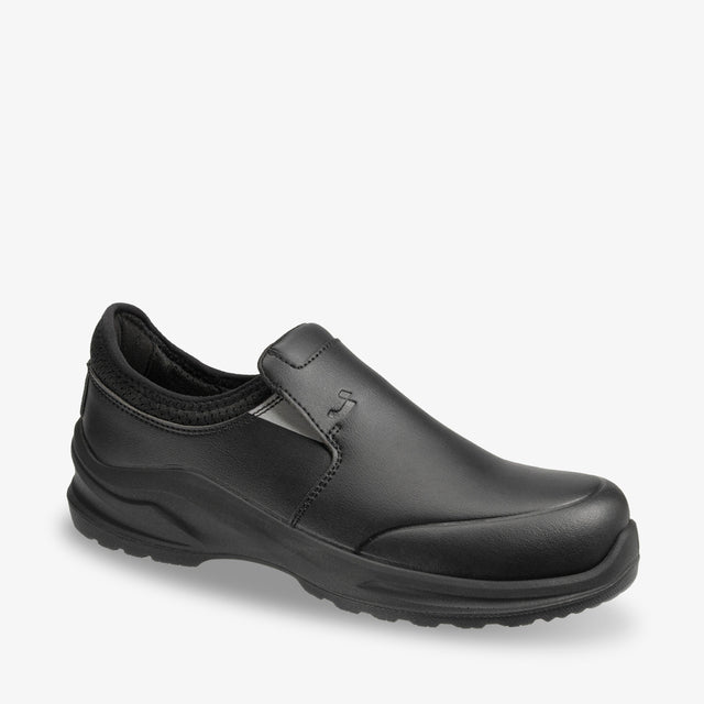 Apsauginiai batai MODULO PURE S3S SR ESD CI WPA HRD, slydimui atsparūs ir lengvai valomi, juodos spalvos
