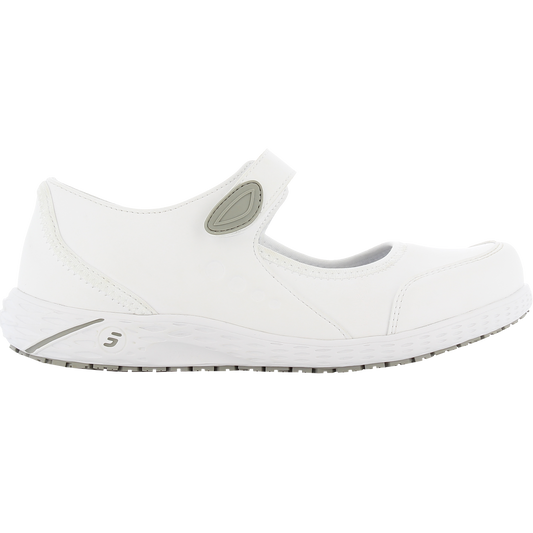 Itin patogūs ir neslystantys moteriški darbo batai NILDA O1 ESD SRC, baltos spalvos