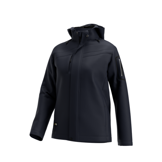 Waterproof, warm and windproof women's winter jacket with many practical details