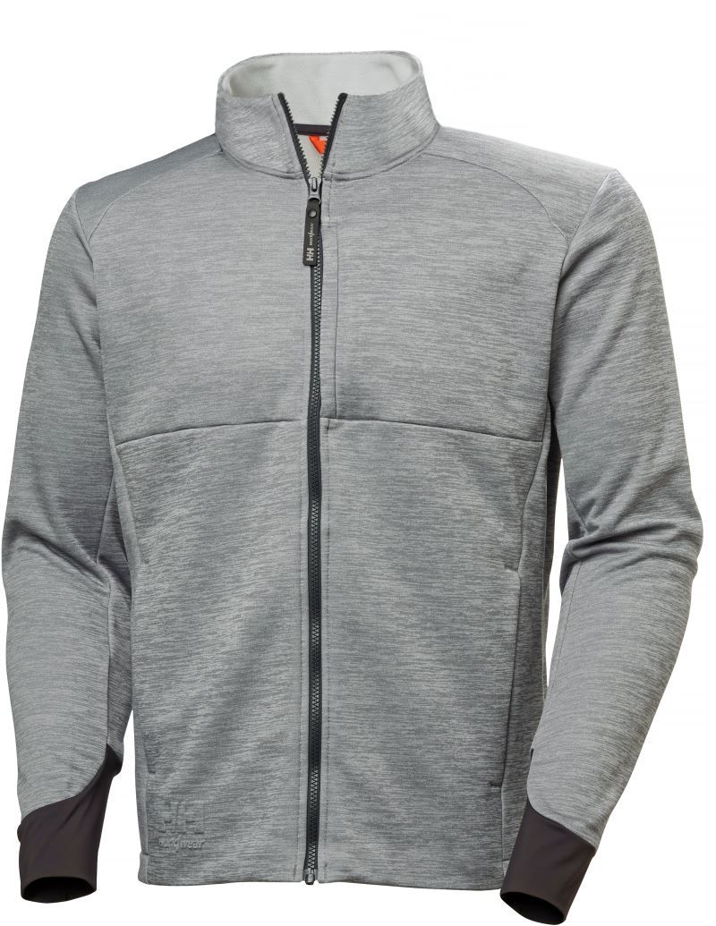 Flisinis džemperis Helly Hansen TECH MIDLAYER, pilkos spalvos