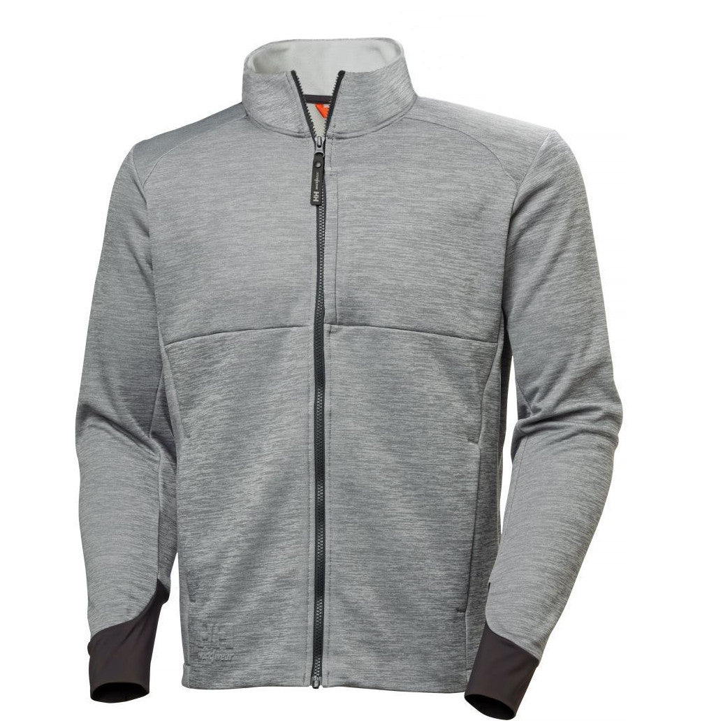 Flisinis džemperis Helly Hansen TECH MIDLAYER, pilkos spalvos
