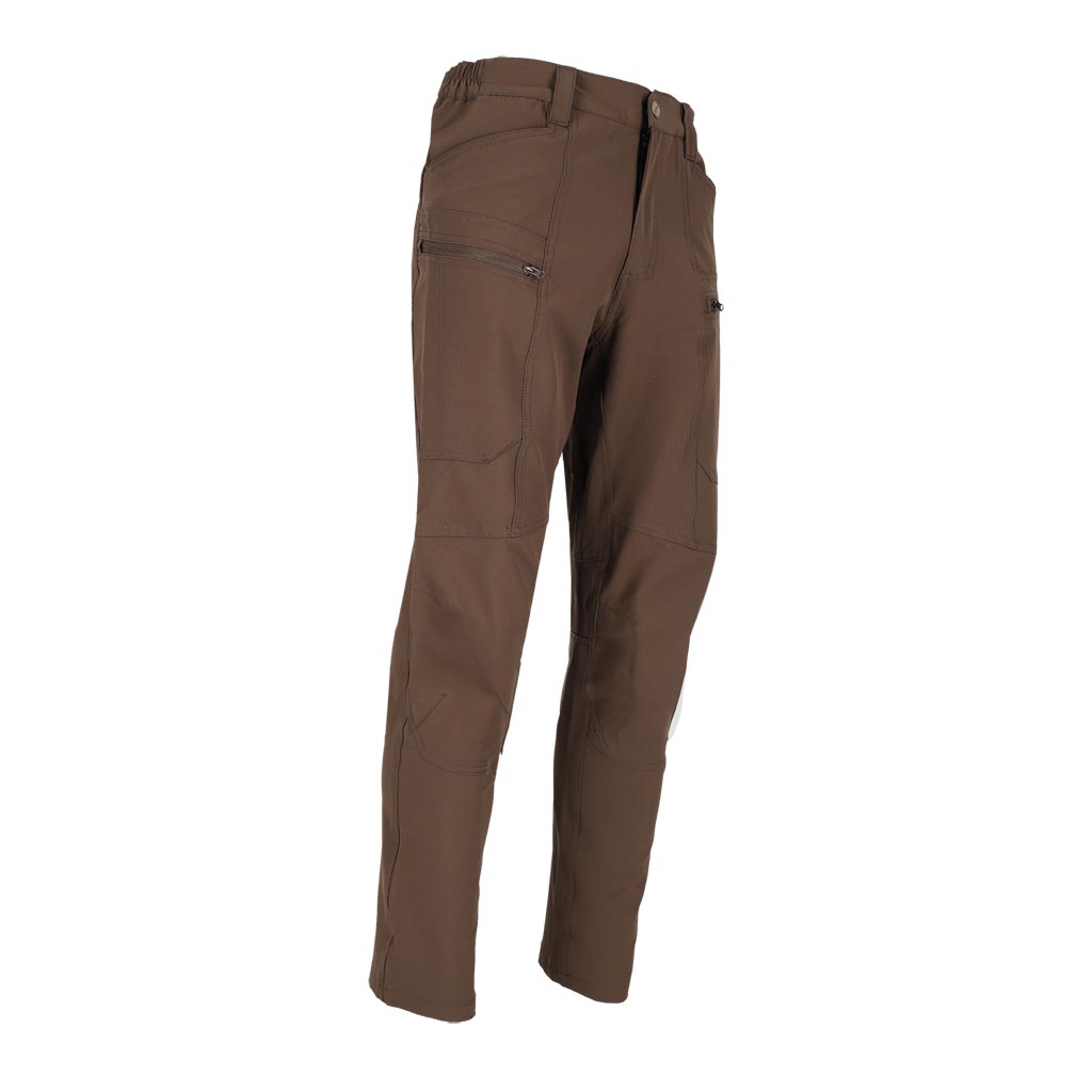 Ypatingai elastingos universalios kelnės RAMBLER, šviesiai rudos spalvos