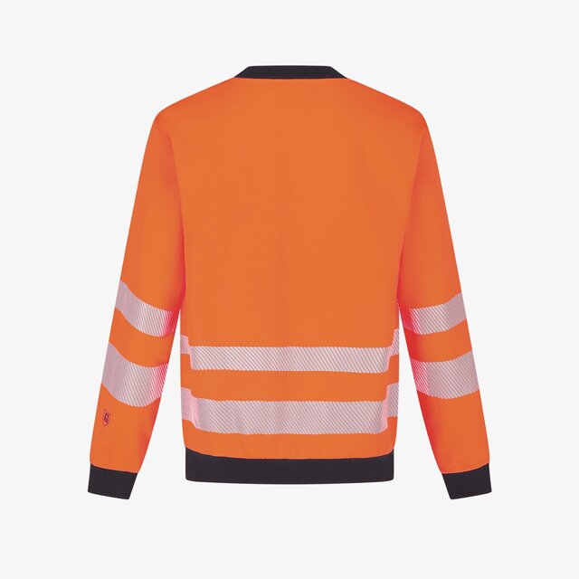 Hi-Vis džemperis SCUTI Crewneck SWEATER, oranžinės spalvos