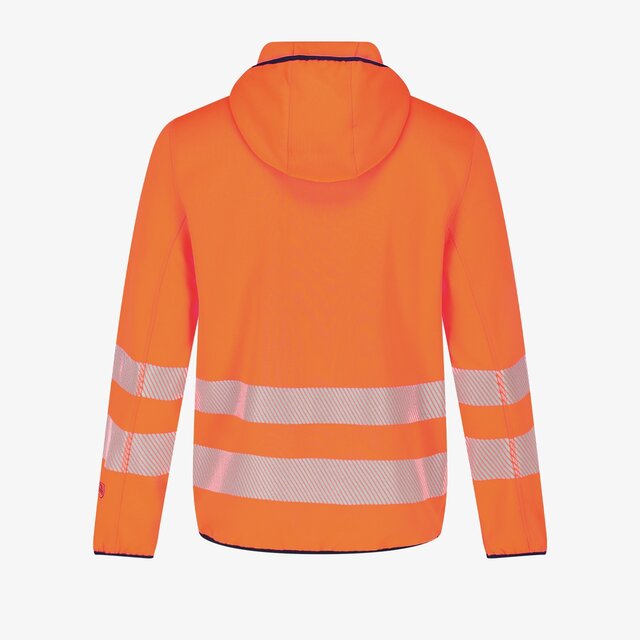 Hi-Vis džemperis SCUTI HIVIS HOODIE, su kapišonu, oranžinės spalvos (EN ISO 20471, 3 klasė)