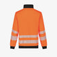 Hi-Vis džemperis su aukšta apykakle SCUTI HIVIS SWEATER, oranžinės spalvos