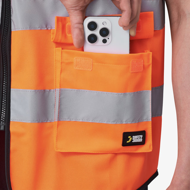 Aukšto matomumo darbo liemenė Safety Jogger Scuti HiVis, EN ISO 20471 2 klasė, oranžinė(Copy)