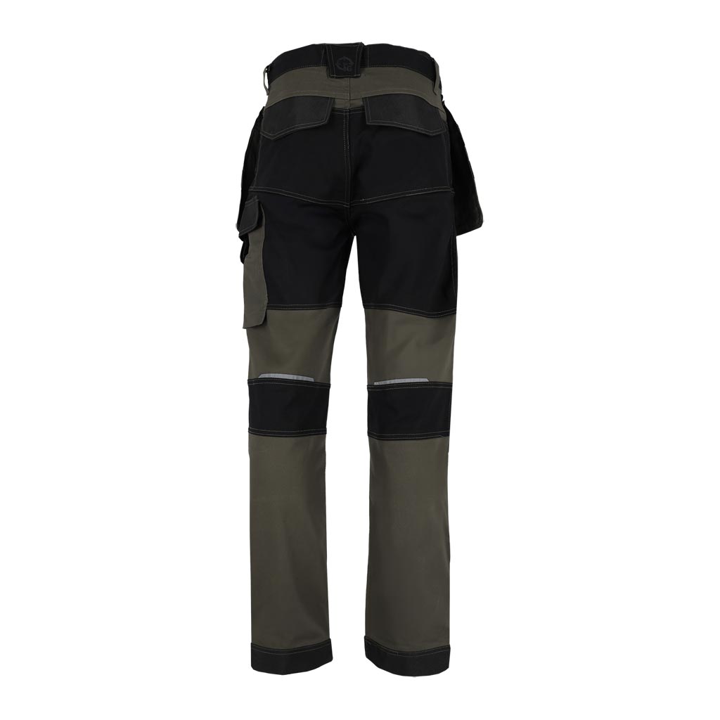 Stilingos ir elastingos darbo kelnės TERRA, ergonomiškos, su papildomomis kišenėmis