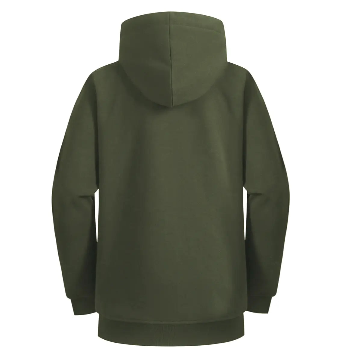 Džemperis su gobtuvu Pesso Turin Olive green, žalias