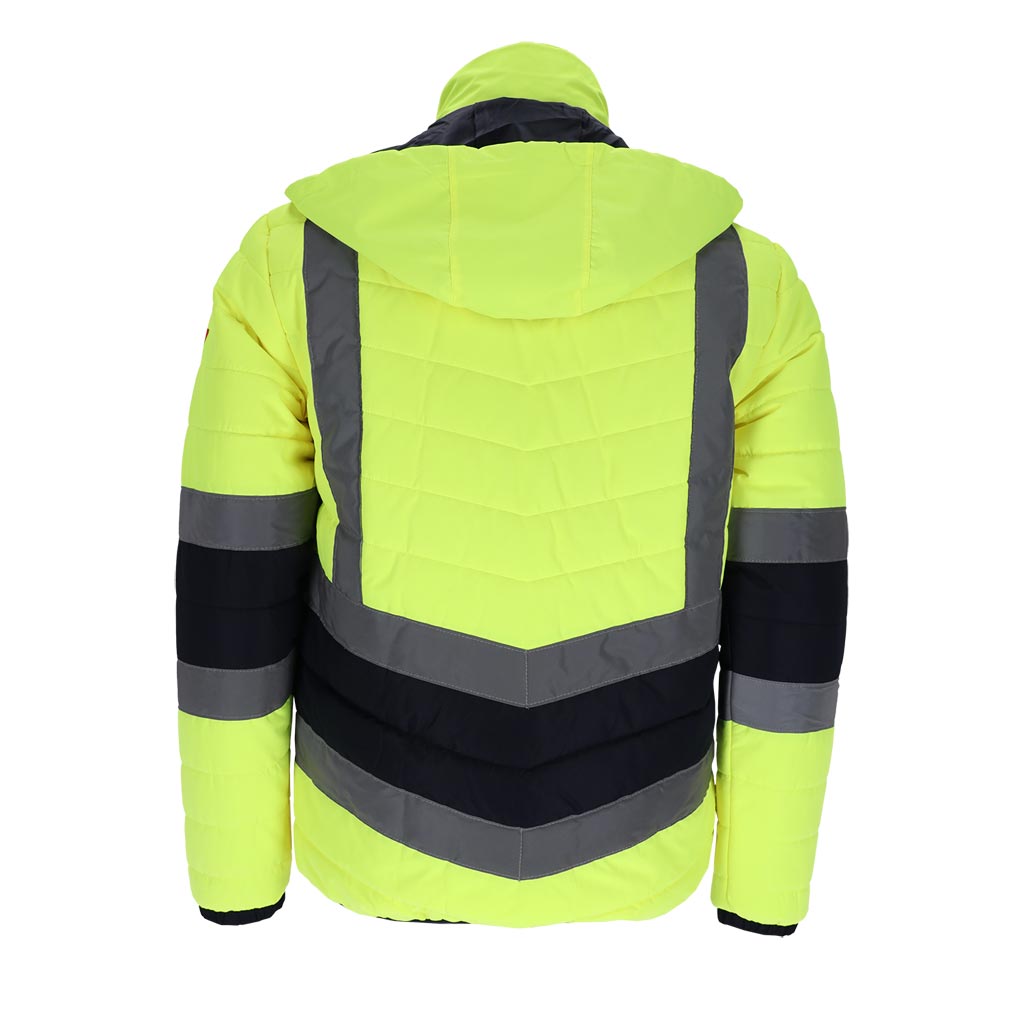 Vyriška pašiltinta Hi-Vis darbo striukė VIZION, su šviesą atspindinčiomis juostomis