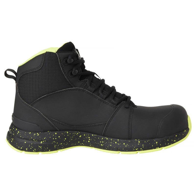 Apsauginiai darbo batai HELLY HANSEN Barcode MXR Mid S3S, juodi/geltoni