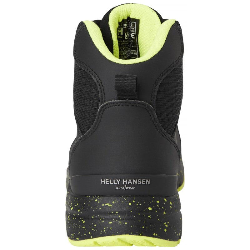 Apsauginiai darbo batai HELLY HANSEN Barcode MXR Mid S3S, juodi/geltoni
