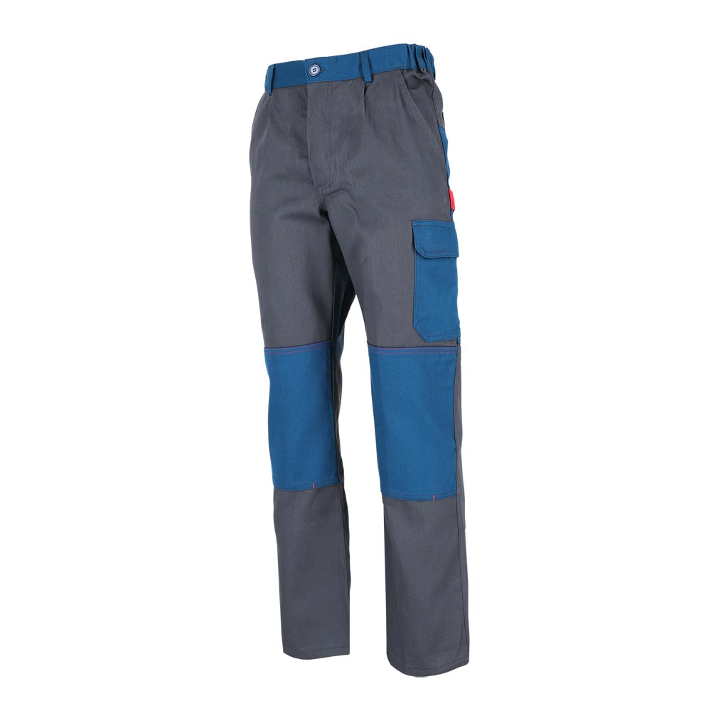 Apsauginės darbo kelnės BOMUL, juodos spalvos (100 % medvilnė, 260–270 g/m²)