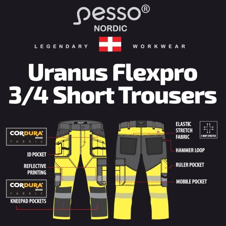 Darbo bridžai PESSO URANUS Flexpro 135 geltoni