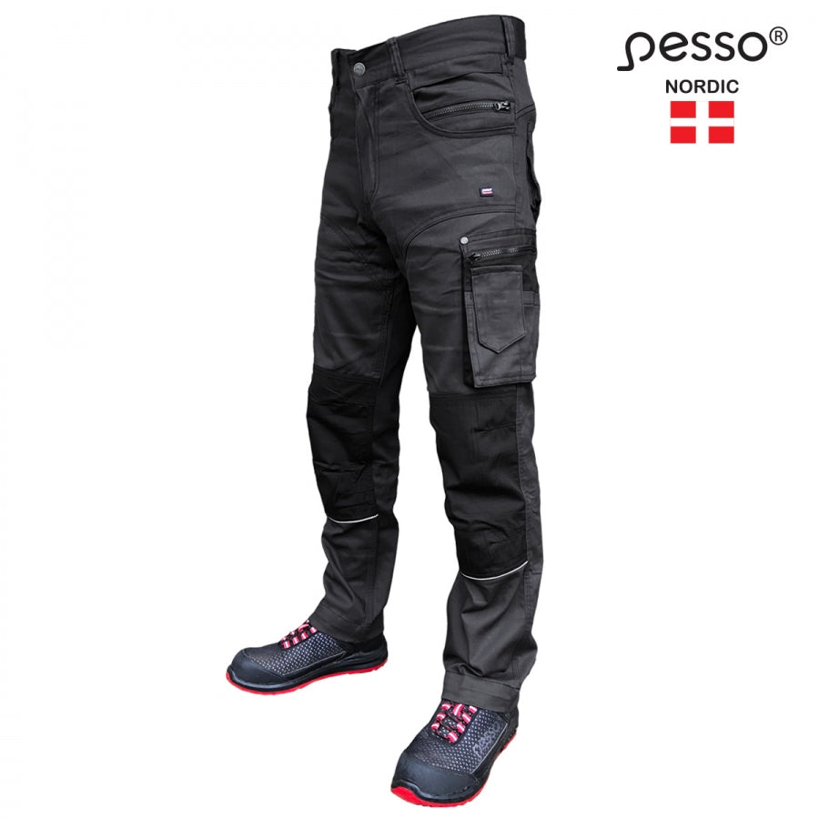 Darbo kelnės Pesso Twill Stretch, pilkos