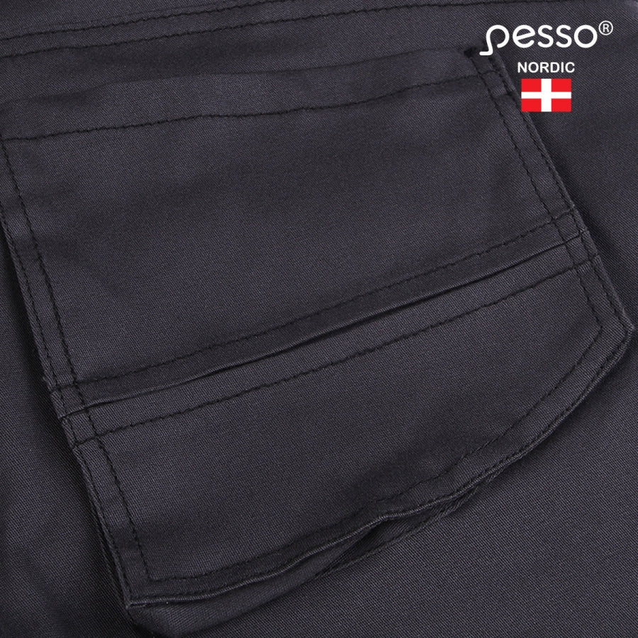 Darbo kelnės Pesso Twill Stretch, pilkos