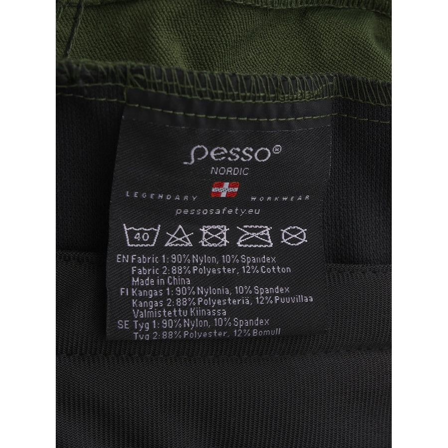 Darbo švarkas Pesso TITAN Flexpro iš tampraus 4-Way Stretch audinio DS125P, žalias Olive Green